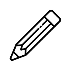 Fototapeta premium Pencil icons symbolize creativity and artistic expression. Essential for drawing, writing, and educational themes, these designs reflect the art of communication through simple tools.