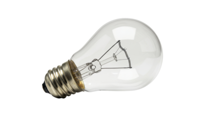 Isolated Light Bulb
