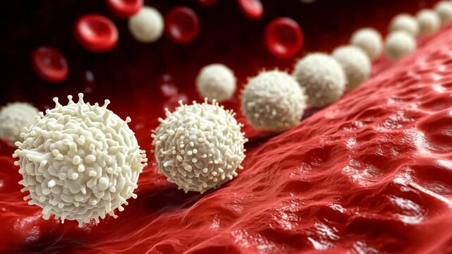 White blood cell : leukocyte , immune reaction, infection prevention, cellular adaptation, protective response, biological barrier, systemic defense, health preservation, microscopic activity.