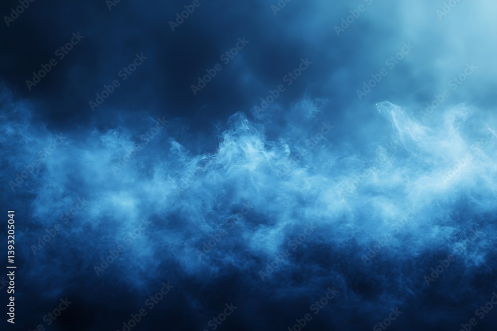 Poster dramatic blue abstract background with light and shadow play for creative designs and textures ether