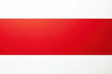 Single bold red stripe against stark white backdrop, shape, stripe, sharp