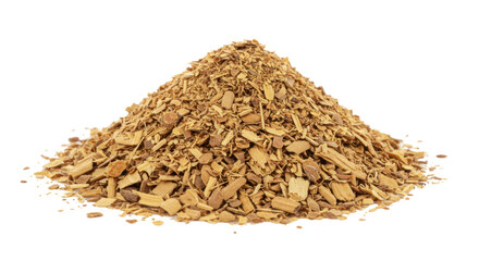 Isolated Brown Sticks Pile