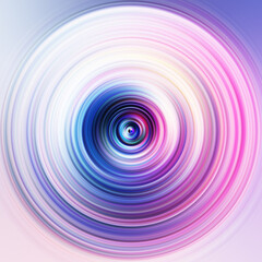 Obraz premium Colorful radial motion effect. Abstract rounded background. Color curves and sphere. Multi color gradient rings and circles wallpaper. Colored texture backdrop and banner.
