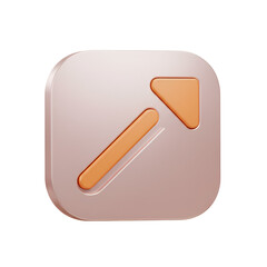 Flat Mirror Angled Ray Icon