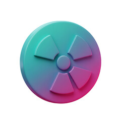 Minimal Radiation Symbol Icon