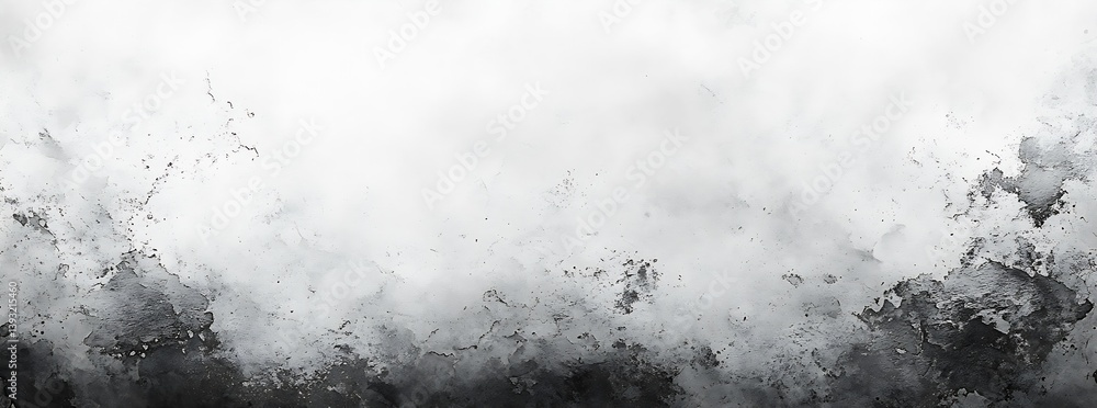 Fototapete Grungy Black and White Abstract Texture for Backgrounds Overlays and Artistic Design Projects with Dark Tones : Generative AI