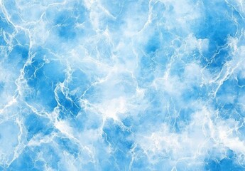 Dynamic ocean waves with rippling currents and a rich blue gradient creating a mesmerizing visual effect : Generative AI