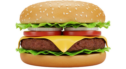 Isolated Burger