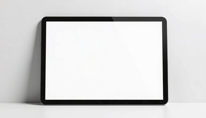 tablet pc with blank screen
