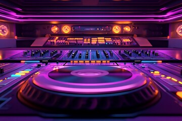 A Modern Electronic Music Studio Equipment Setup Is Visible