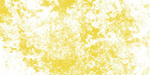 Distressed yellow grunge texture on a white background. Decorative pattern background for abstract concept. Grungy yellow canvas background or texture. limestone textured background. Trendy living