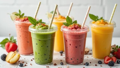 fresh fruit smoothie