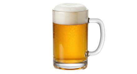 Isolated Glass of Beer