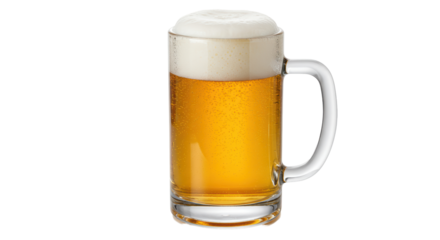 Isolated Glass of Beer
