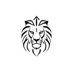 Fototapeta premium lion head tattoo