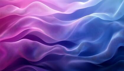 Fototapeta premium Visually captivating waves in soft hues of pink and blue creating a beautiful abstract scene : Generative AI