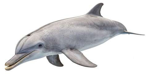 Fototapeta premium indo pacific humpback dolphin isolated on white background