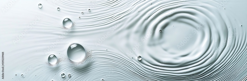 Poster water ripple texture background abstract liquid surface smooth waves motion purity freshness cleansi