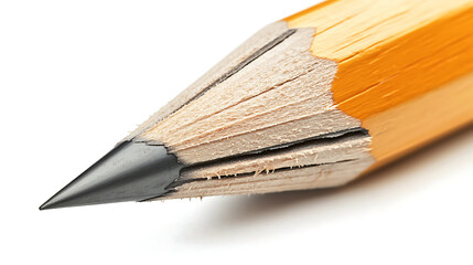 Fototapeta premium A pencil with a black tip. Generated using AI.