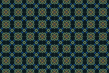 Seamless Wallpaper Shape Decoration Cloth Perspective Art Tile Design Texture Graphic Geometric Visual Endless Symmetric Fashion Digital Textile Fabric Background Interior Template Luxury Pattern.