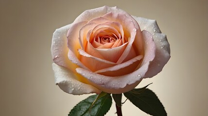 red rose with water drops