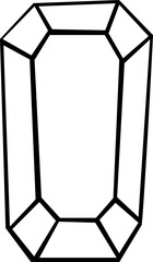 Precious stone clipart design illustration