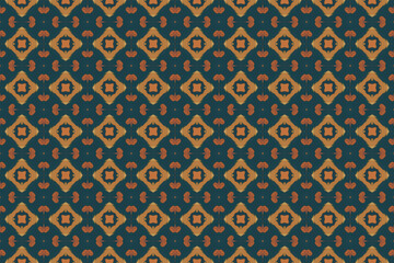 Seamless Wallpaper Shape Decoration Cloth Perspective Art Tile Design Texture Graphic Geometric Visual Endless Symmetric Fashion Digital Textile Fabric Background Interior Template Luxury Pattern.