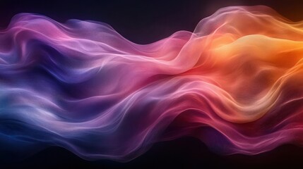 Obraz premium Abstract fluid shapes in vibrant colors (1)