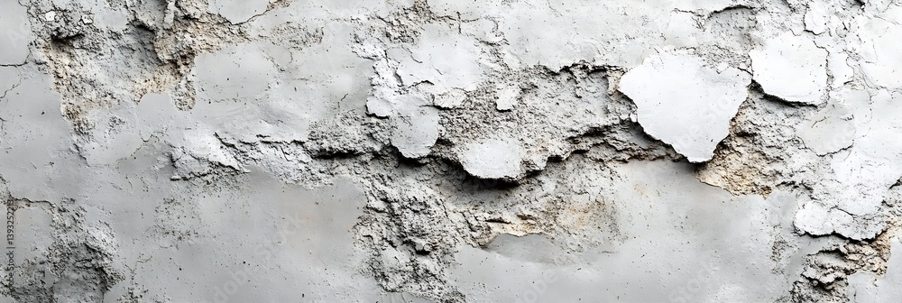 Poster Rustic Concrete Wall Texture Background Featuring Weathered Surface Ideal for Grunge Effects and Industrial Designs in High Resolution : Generative AI