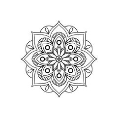 Mandala abstract floral Design 
