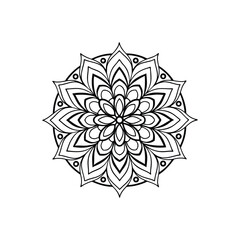 Mandala abstract floral Design 