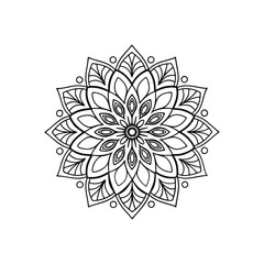 Mandala abstract floral Design 