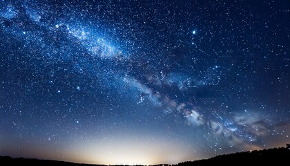 night sky with stars as background universe