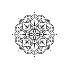Mandala abstract floral Design 