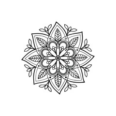 Mandala abstract floral Design 