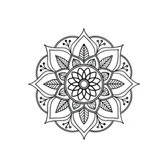 Mandala abstract floral Design 