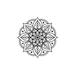 Mandala abstract floral Design 