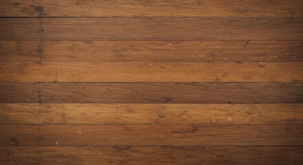 Fototapeta premium Weathered Teak Wood Planks Background - Rustic, vintage, aged, textured, wooden backdrop. Symbolizing time, durability, nature, craftsmanship, history