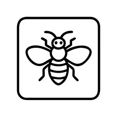 Bee Animal outline Icons