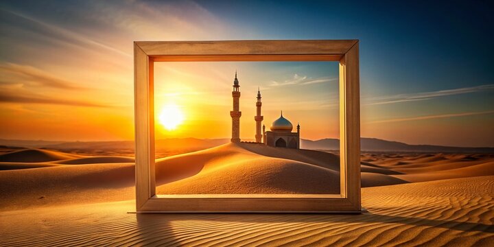 Ancient Aljibe Water Reservoir in the Desert Sun A Minimalist Oasis of History