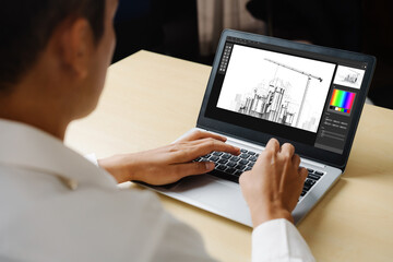 Architectural design modish software application for architect business and professional designer