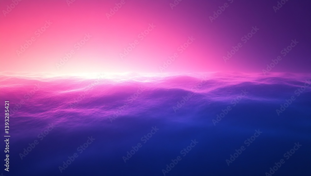Aufkleber abstract pink and purple gradient background with textured waves dreamy landscape digital art modern