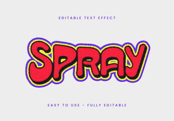 Red Groovy Outlined Font Contour Textured Text Effect