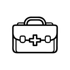Icon of a doctorchest / first aid kit