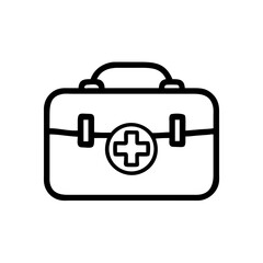 Icon of a doctorchest / first aid kit