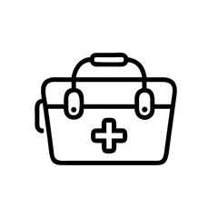 Icon of a doctorchest / first aid kit