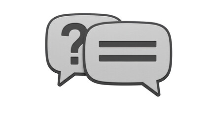 Isolated Question and Answer Bubbles
