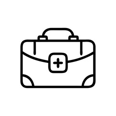 Icon of a doctorchest / first aid kit