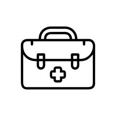 Icon of a doctorchest / first aid kit