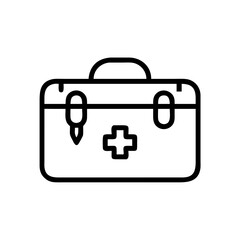 Icon of a doctorchest / first aid kit